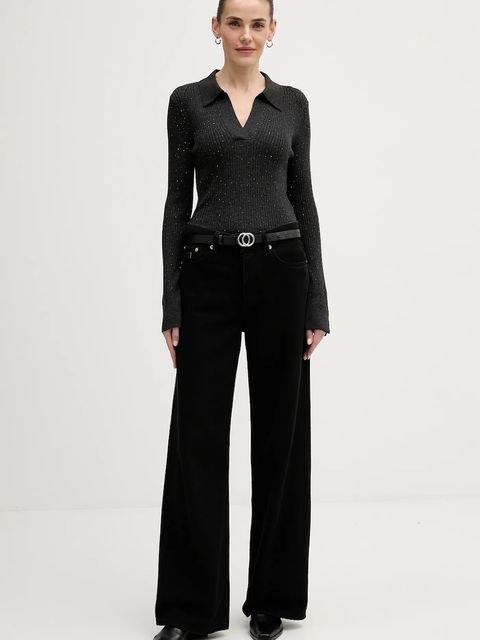 Mos Mosh sweter wełniany Ronika damski kolor szary lekki 175380 - zdjęcie produktu nr 2