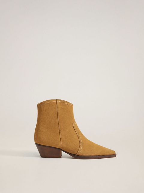 Mango - Kowbojki skórzane Cruce - zdjęcie produktu nr 1