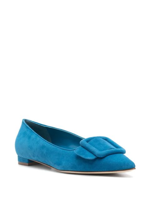 Manolo Blahnik Maysale ballet flats - Blue