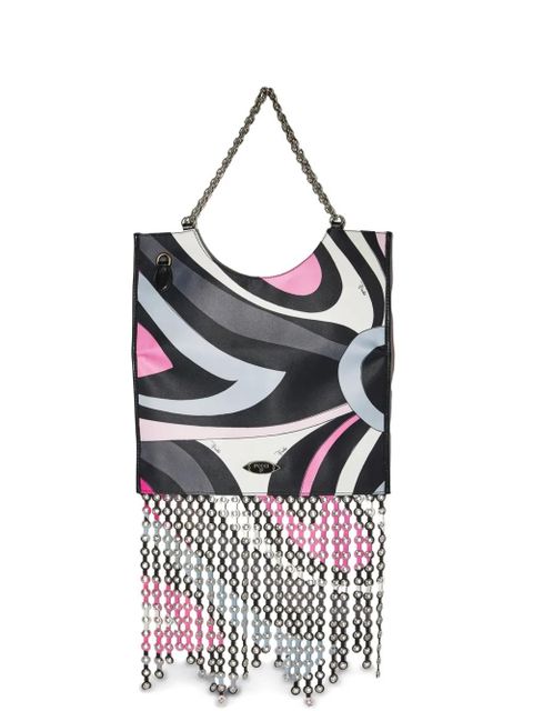 PUCCI Marmo-print folded shoulder bag - Black - zdjęcie produktu nr 1