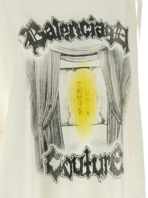 Balenciaga Salon De Couture jersey T-shirt - Neutrals