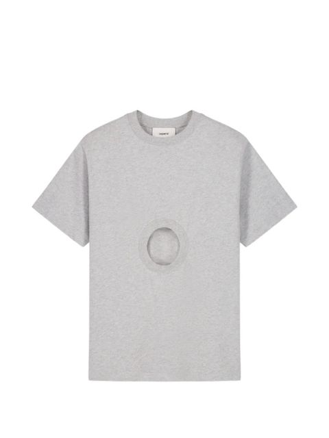Coperni Window circular opening T-shirt - Grey - zdjęcie produktu nr 1
