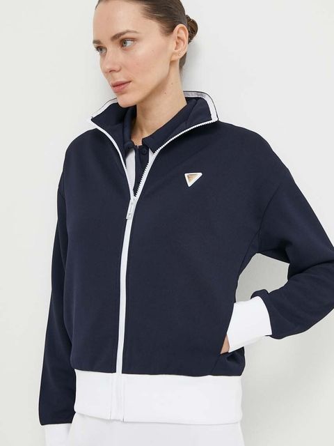 Guess bluza MYLAH damska kolor granatowy z aplikacją V4GQ02 KBFB2 - zdjęcie produktu nr 1