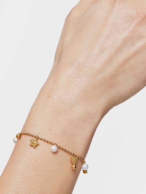 Tous bransoletka ze srebra pokrytego złotem 1004104300