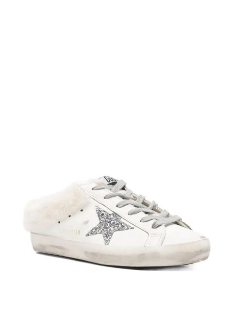 Golden Goose star-motif shearling sneakers - White - zdjęcie produktu nr 2