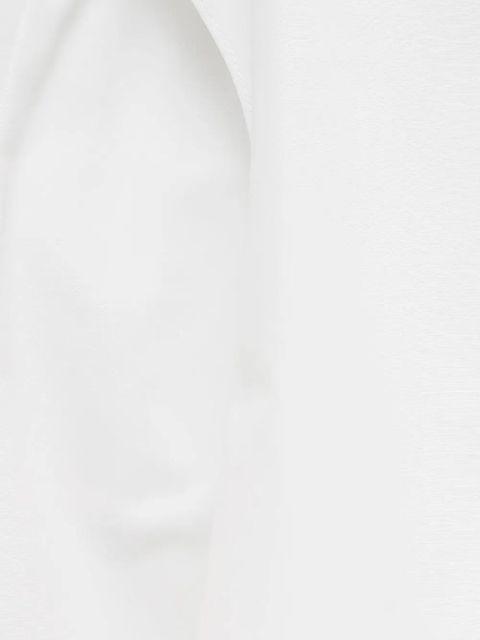 Jacquemus Berlingot gathered shirt dress - White