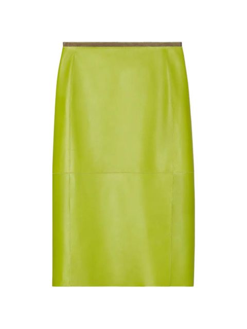 Tory Burch pencil midi skirt - Green - zdjęcie produktu nr 1