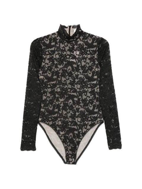 ZIMMERMANN floral-lace high-neck bodysuit - Black - zdjęcie produktu nr 1