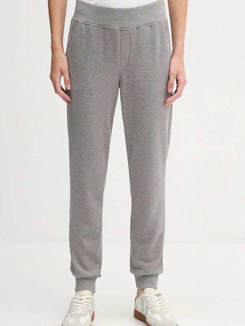 United Colors of Benetton spodnie dresowe damskie kolor szary gładkie 3WNW3F04R