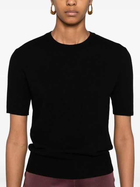 Saint Laurent wool T-shirt - Black