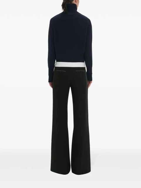 Victoria Beckham panelled trousers - Black