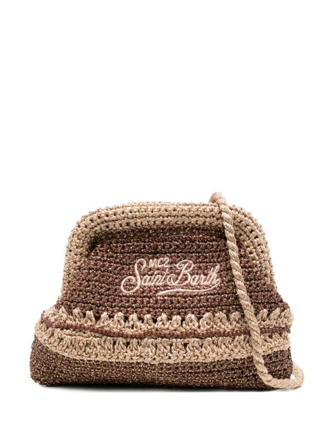 MC2 Saint Barth crochet-knit shoulder bag - Brown