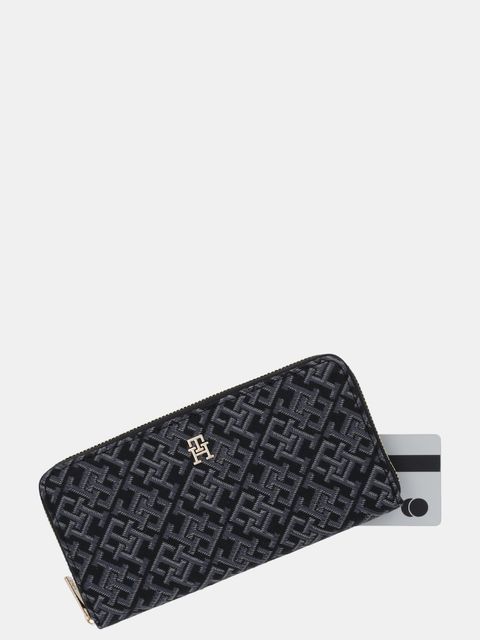 Tommy Hilfiger portfel damski kolor czarny AW0AW17956