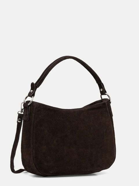 Answear.LAB torebka zamszowa kolor brązowy - zdjęcie produktu nr 2