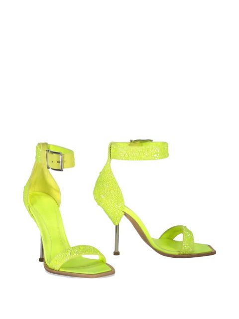 Alexander McQueen strap heeled sandal - Yellow - zdjęcie produktu nr 2