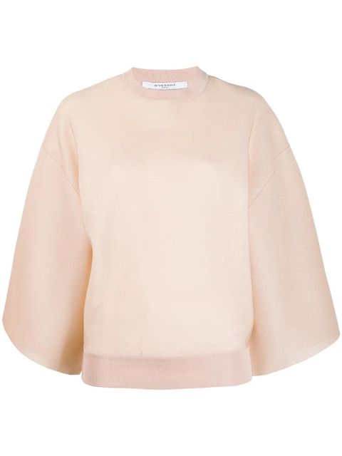 Givenchy wide sleeve jumper - Neutrals - zdjęcie produktu nr 1