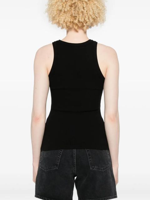 AGOLDE ribbed-knit tank top - Black