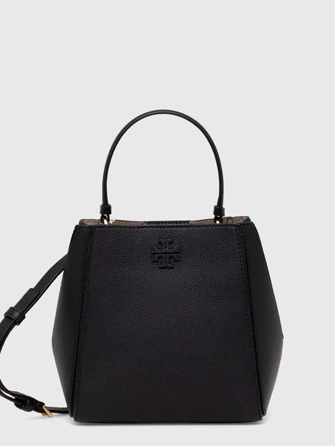 Tory Burch torebka skórzana McGraw Small kolor czarny 158500.001