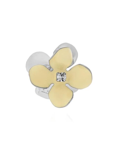 Marni floral-motif earrings - Silver - zdjęcie produktu nr 2