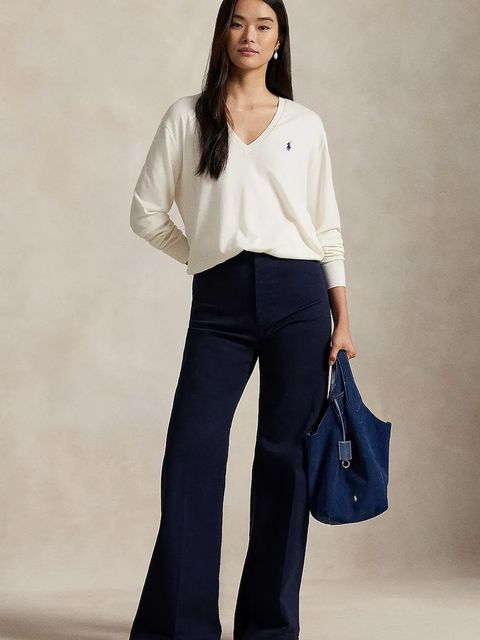 Polo Ralph Lauren sweter bawełniany damski kolor beżowy lekki 211972105