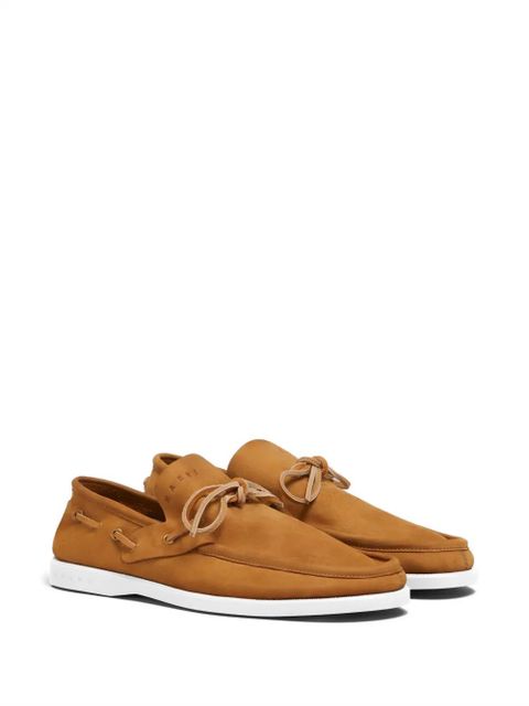Marni suede boat shoes - Brown - zdjęcie produktu nr 2