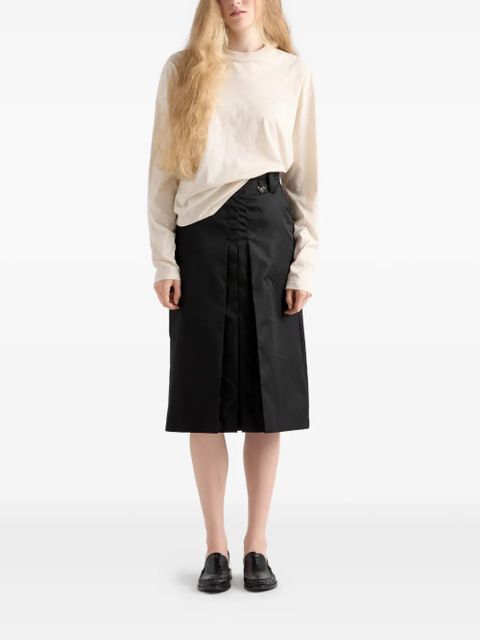 Prada Re-Nylon flared skirt - Black - zdjęcie produktu nr 2