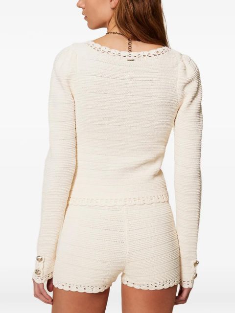 TWINSET crochet sweater - Neutrals