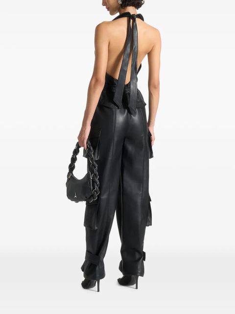 Manière De Voir halterneck cargo jumpsuit - Black - zdjęcie produktu nr 2