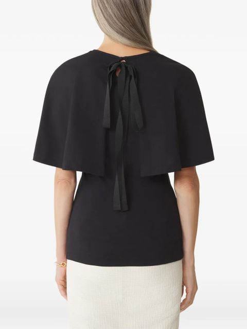 Lanvin layered-detail T-shirt - Black