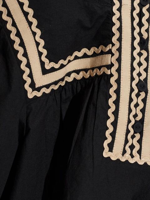 Ulla Johnson Lia puff-sleeve top - Black