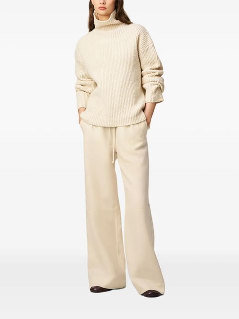 AMI Paris wool zipped trousers - Neutrals - zdjęcie produktu nr 2