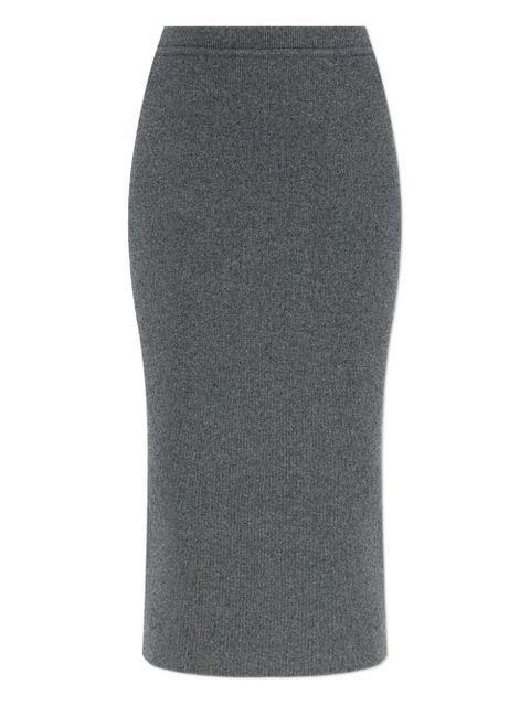 TOM FORD ribbed cashmere skirt - Grey - zdjęcie produktu nr 1