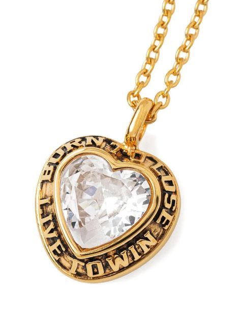 AMBUSH heart-shaped necklace - Gold