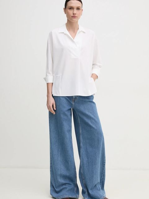 Joseph Ribkoff bluzka damska kolor biały gładka 251948 - zdjęcie produktu nr 2