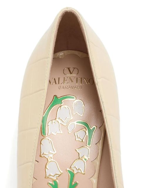 Valentino Garavani 45mm Bowow Décolleté pumps - Neutrals