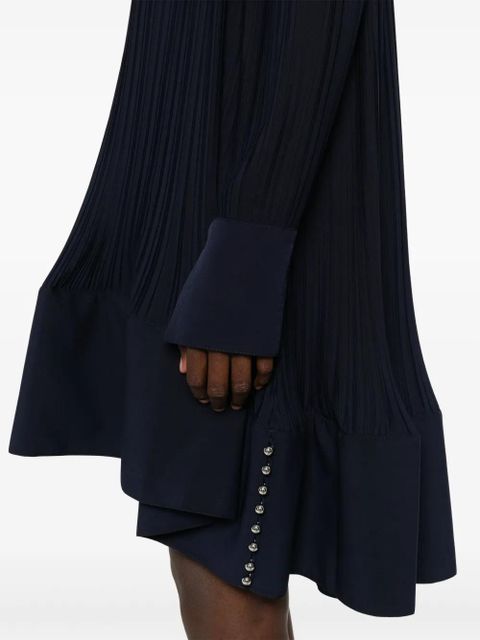Lanvin pleated midi dress - Blue
