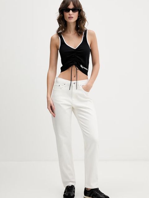 Karl Lagerfeld Jeans crop top damskie - zdjęcie produktu nr 1