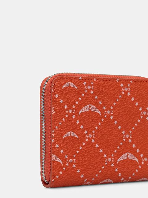 ZADIG&VOLTAIRE portfel damski kolor pomarańczowy LWSG03640