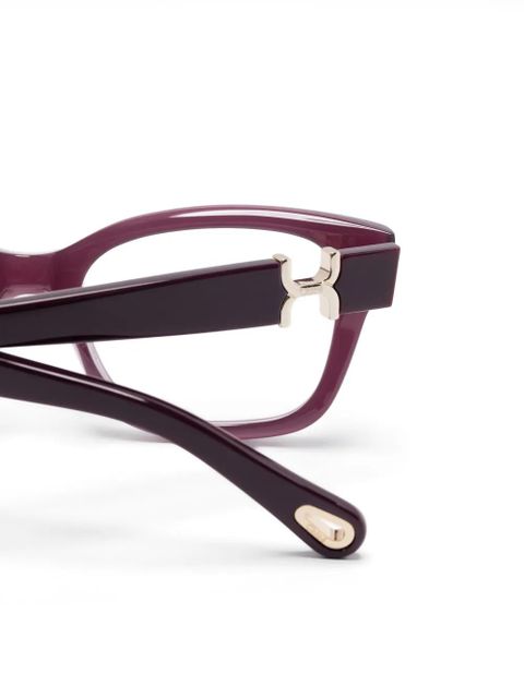 Chloé Eyewear square-frame glasses - Purple