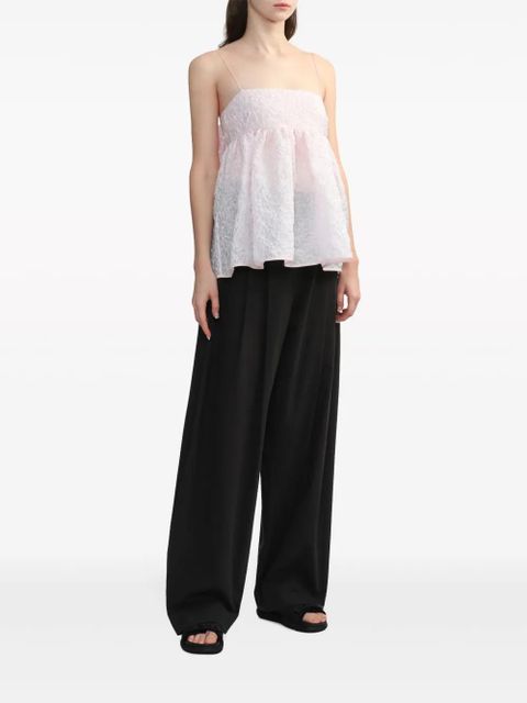 Cecilie Bahnsen Valeria crystal-embellished sandals - Black