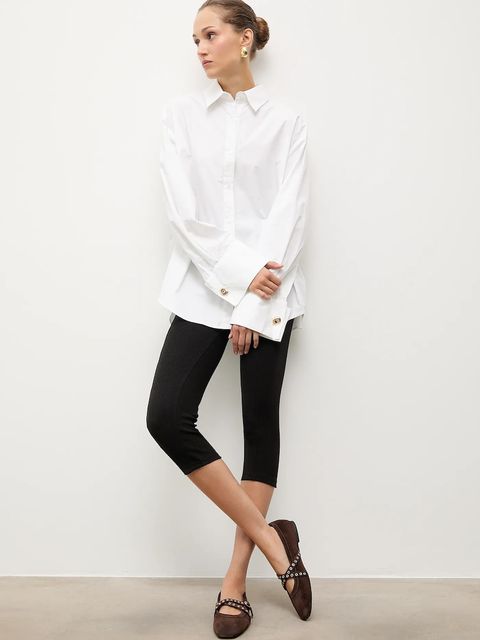 Answear.LAB baleriny zamszowe kolor brązowy