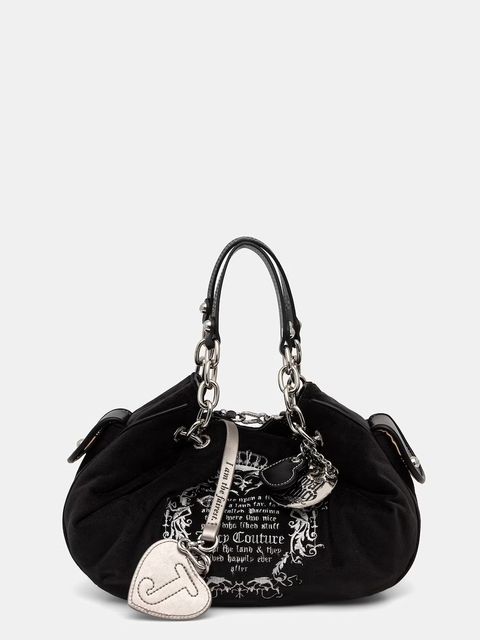 Juicy Couture torebka hobo damska welurowa DAYDREAMER FAIRY - zdjęcie produktu nr 1