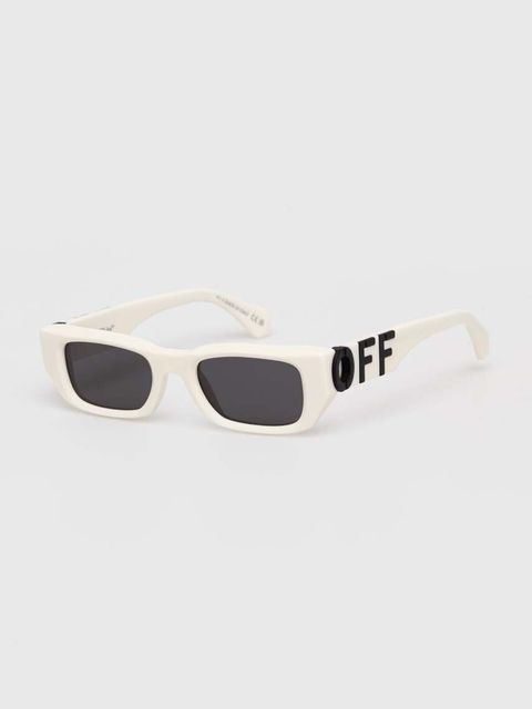 Off-White okulary przeciwsłoneczne kolor biały OERI124_490107 - zdjęcie produktu nr 1