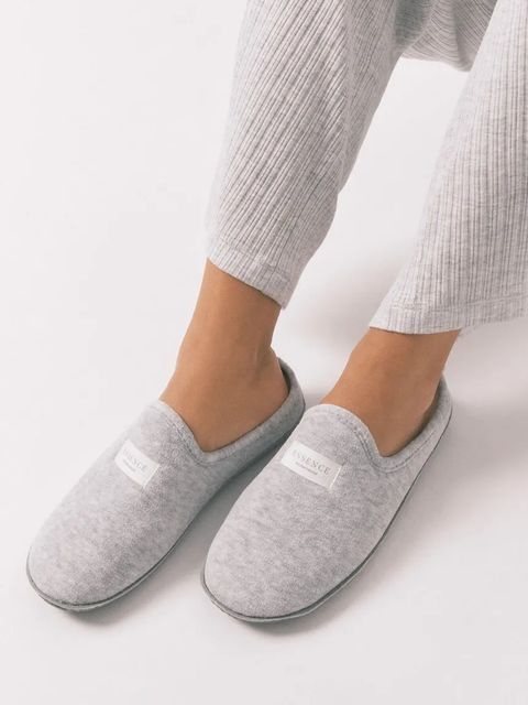 women'secret kapcie EVERYDAY ESSENTIALS kolor szary 4992552