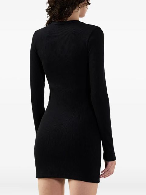 GCDS logo ribbed mini dress - Black - zdjęcie produktu nr 2
