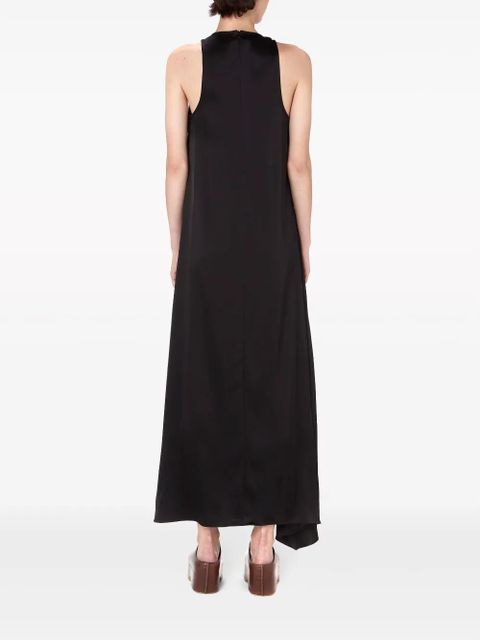 JW Anderson sleeveless draped midi dress - Black