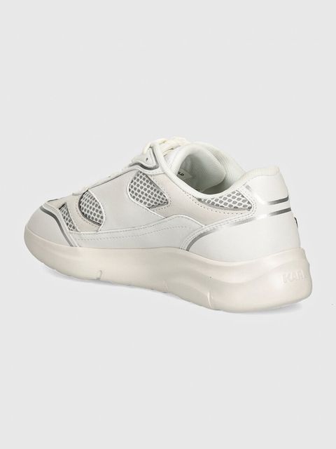 Karl Lagerfeld sneakersy skórzane SERGER kolor biały KL63620