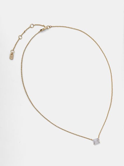Lauren Ralph Lauren naszyjnik damski metalowy z cyrkonią - zdjęcie produktu nr 2
