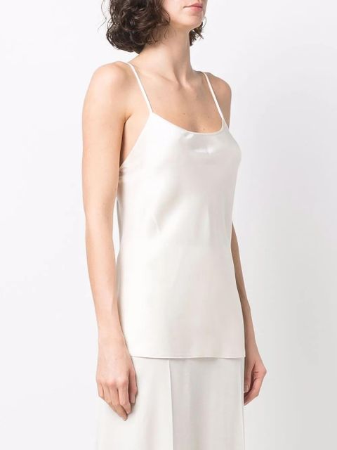 Victoria Beckham V-back slip top - Neutrals