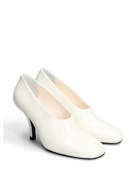 TOTEME Contour polished leather pumps - Neutrals - zdjęcie produktu nr 2